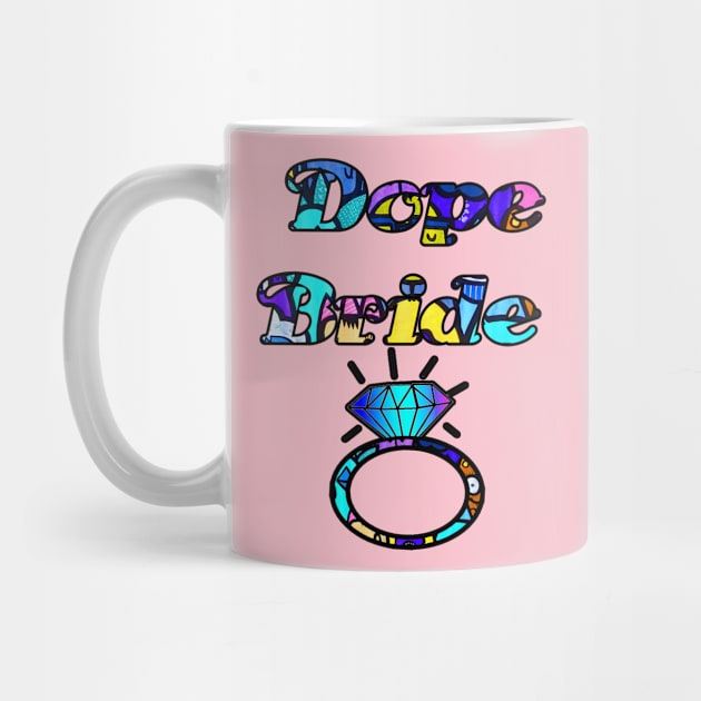 Dope Bride Graffiti Wedding Ring Design by artbyomega